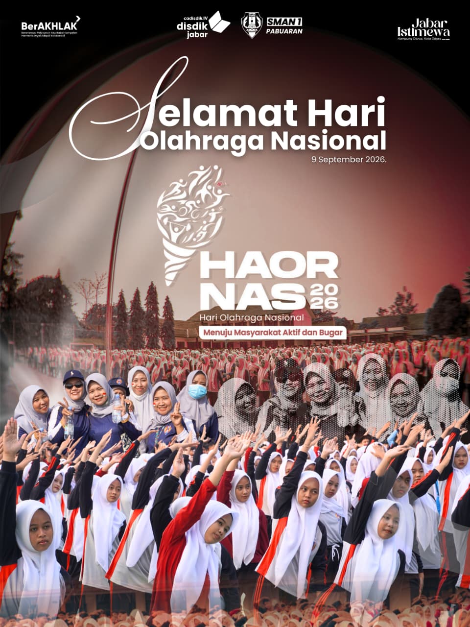 Semarak Peringatan Hari Olahraga Nasional 2026 di SMAN 1 Pabuaran: Mewujudkan Generasi Aktif dan Bugar